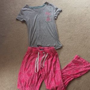 Joe boxer cat pajama set